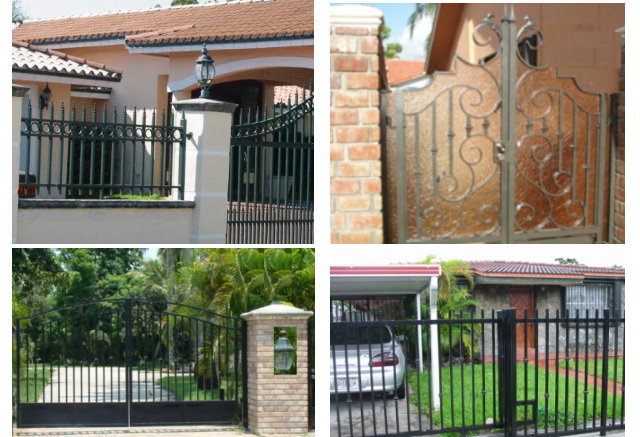 Miami Iron Work. phone: (305)951-7218.  Miami Fence, Miami Gate Aluminum Gate Fence Contractor Manufacturer Company